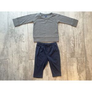 Baby Gap Boys Lot 2 Piece Set Casual T-Shirt Top & Pants Outfit 6-12m Designer
